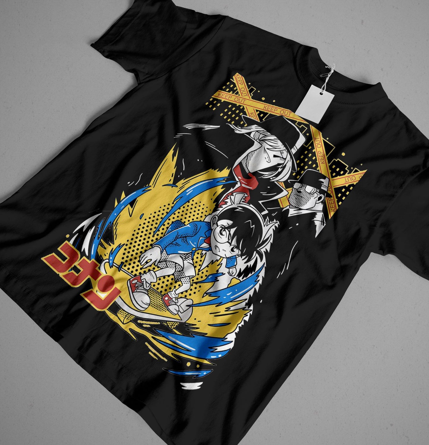 Case Closed Detective Conan vs Gin & Vodka T-Shirt