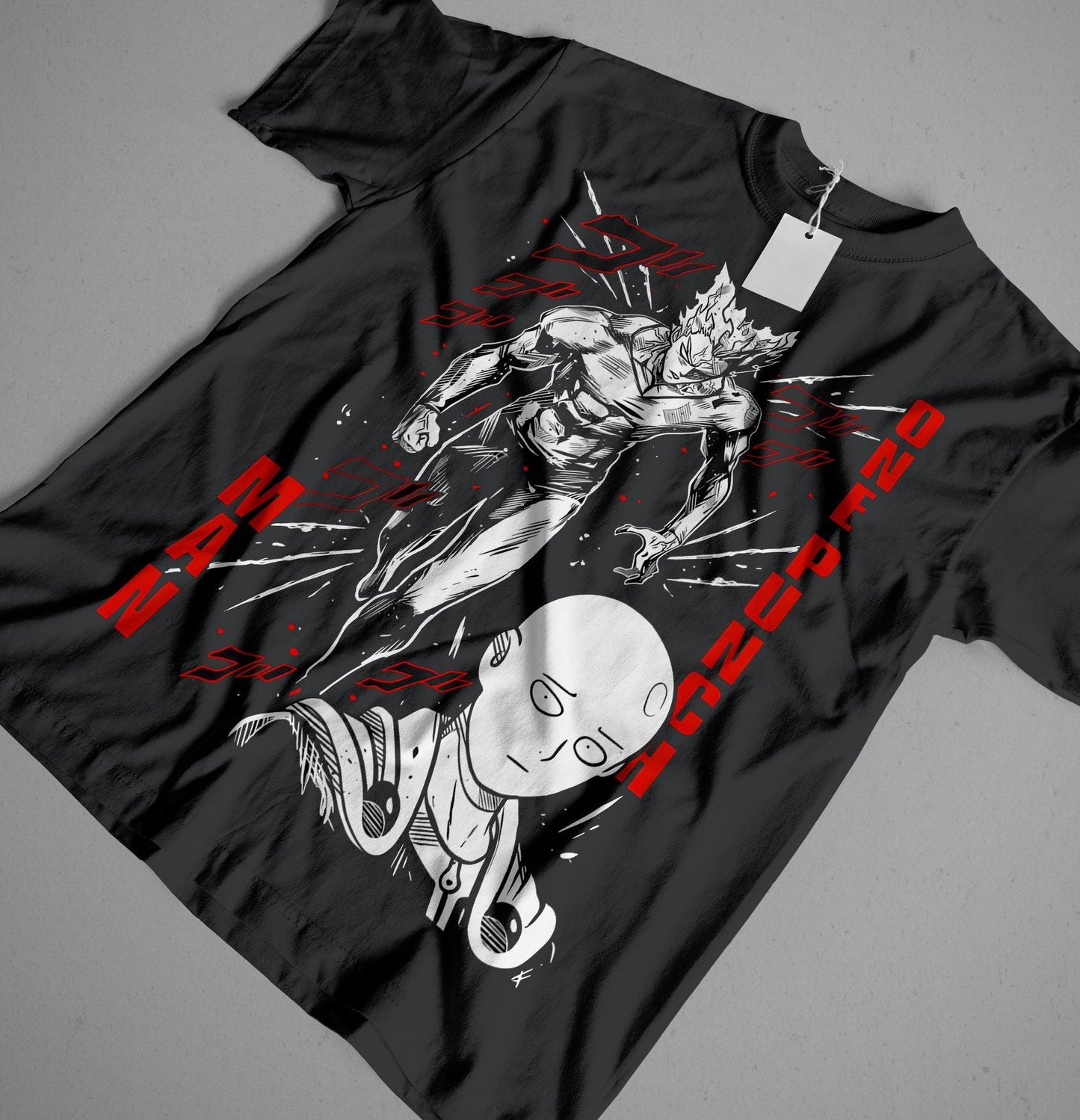 One Punch Man Saitama & Garou T-Shirt
