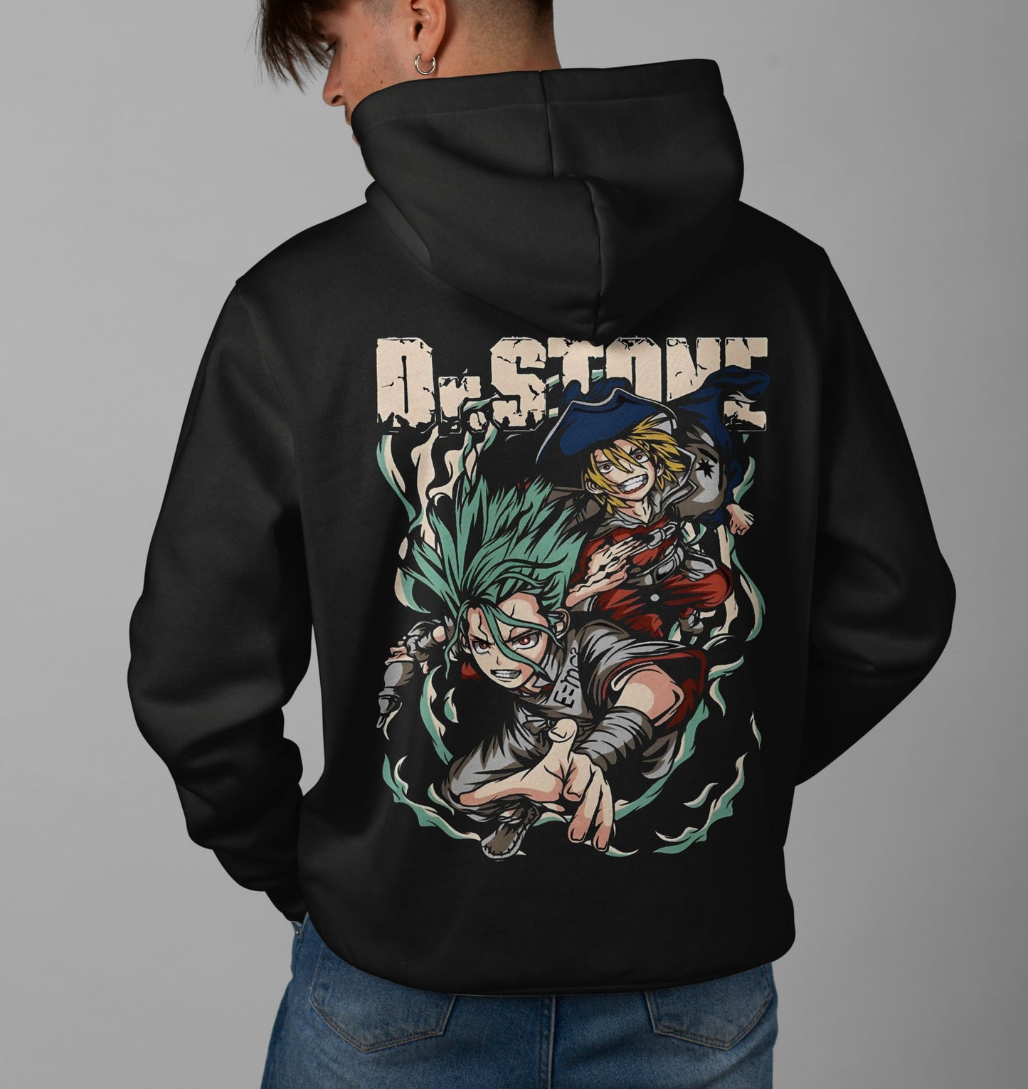 Dr Stone Senku Ishigami & Ryusui Nanami Hoodie
