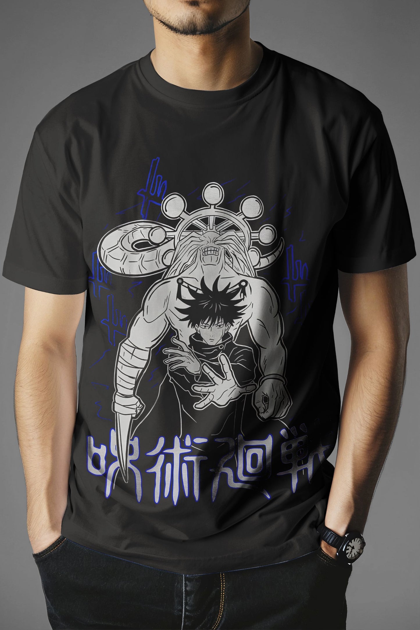 Jujutsu Kaisen Megumi Fushiguro & Mahoraga T-Shirt