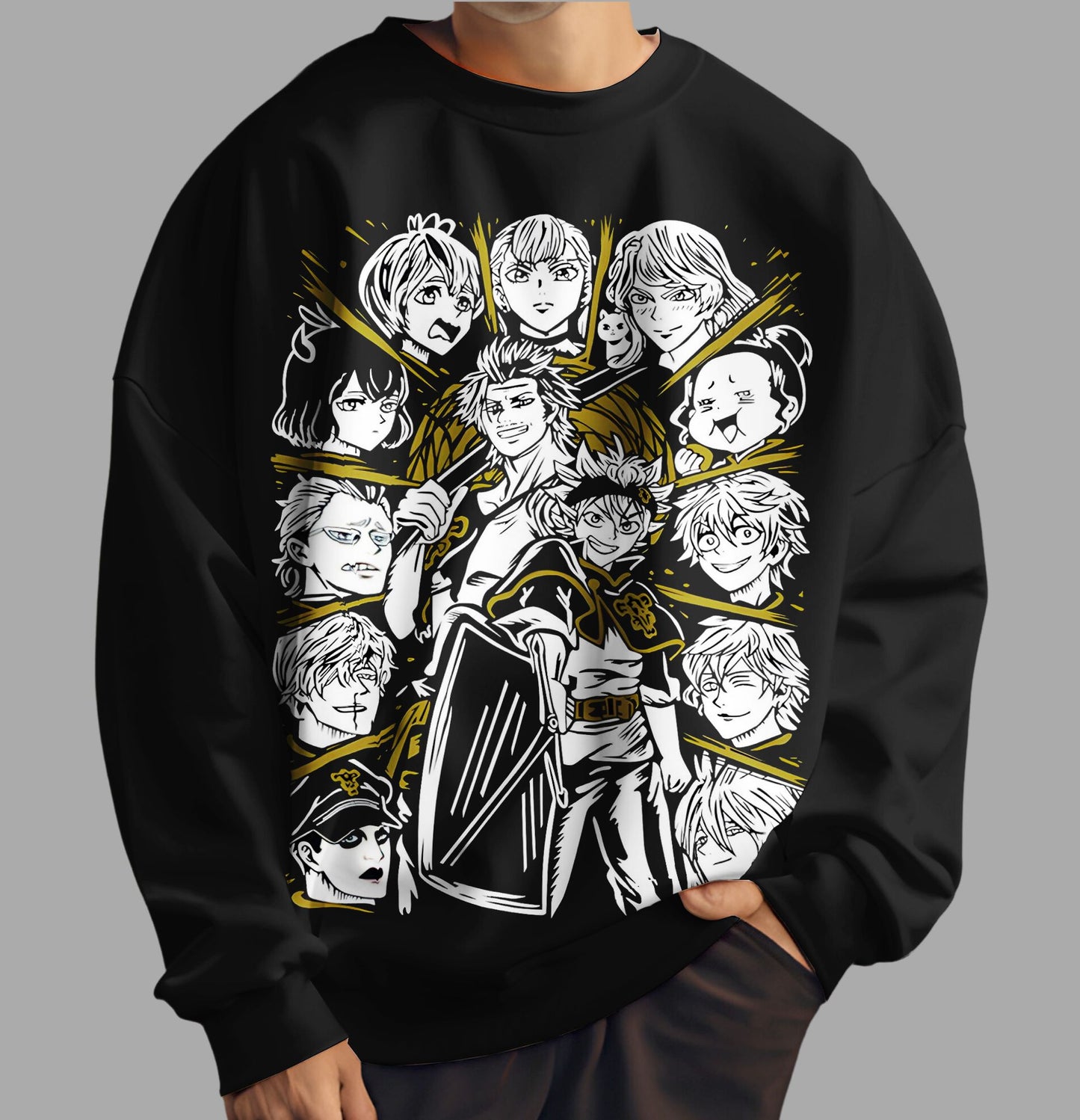 Black Clover Characters Sweatshirt