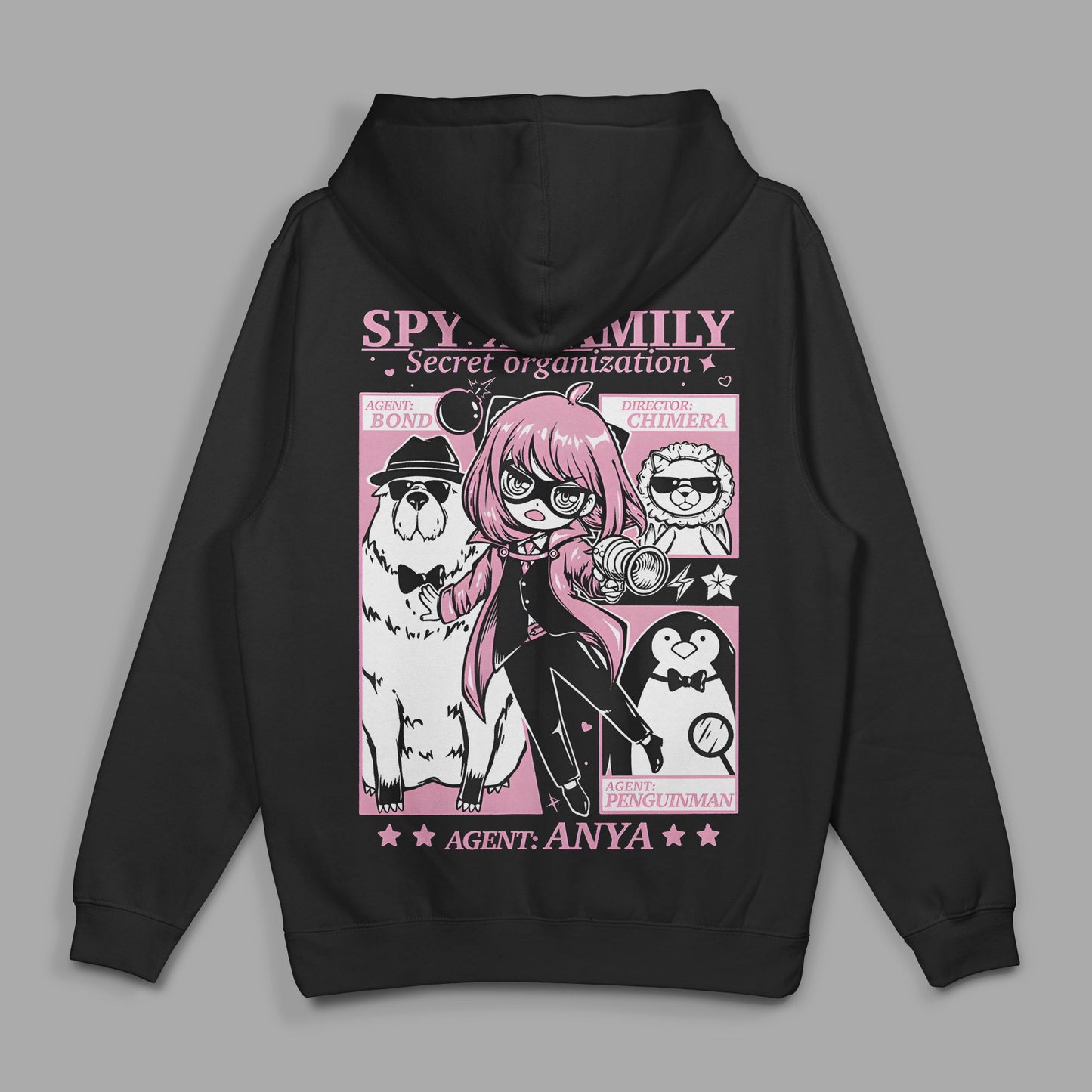 Spy x Family Anya Bond Chimera Penguinman Hoodie