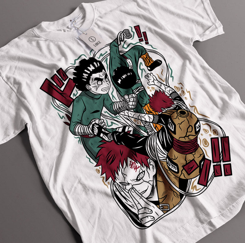 Naruto Rock Lee & Gaara T-Shirt