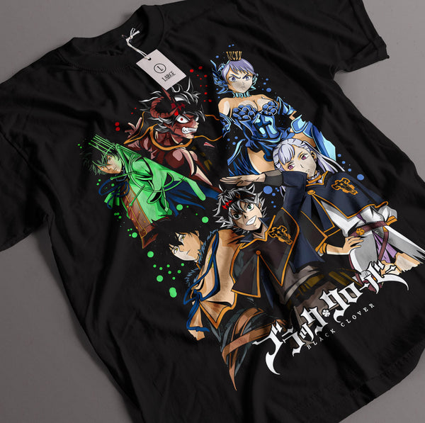 Black Clover Characters T-Shirt