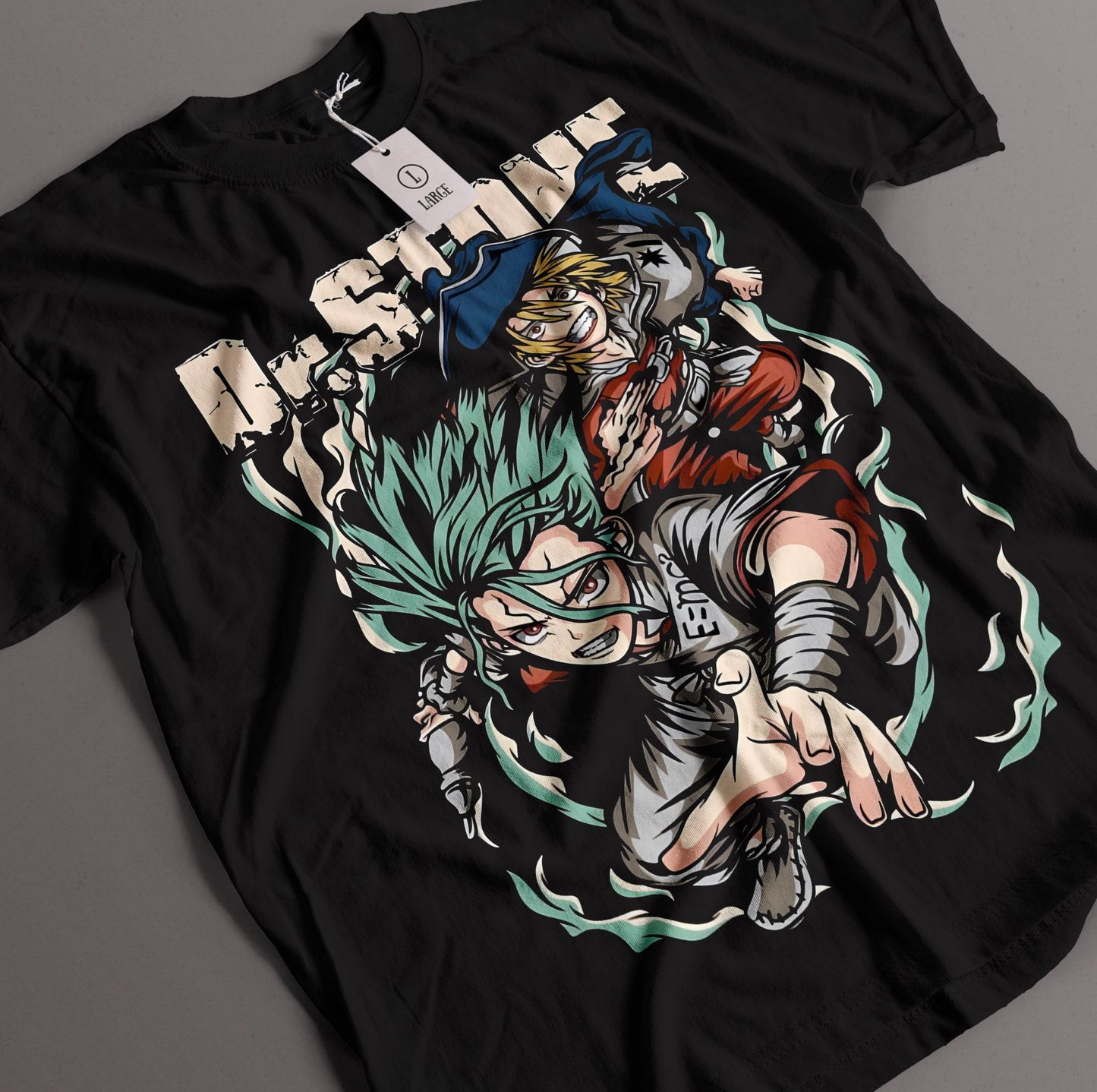 Dr Stone Senku Ishigami & Ryusui Nanami T-Shirt