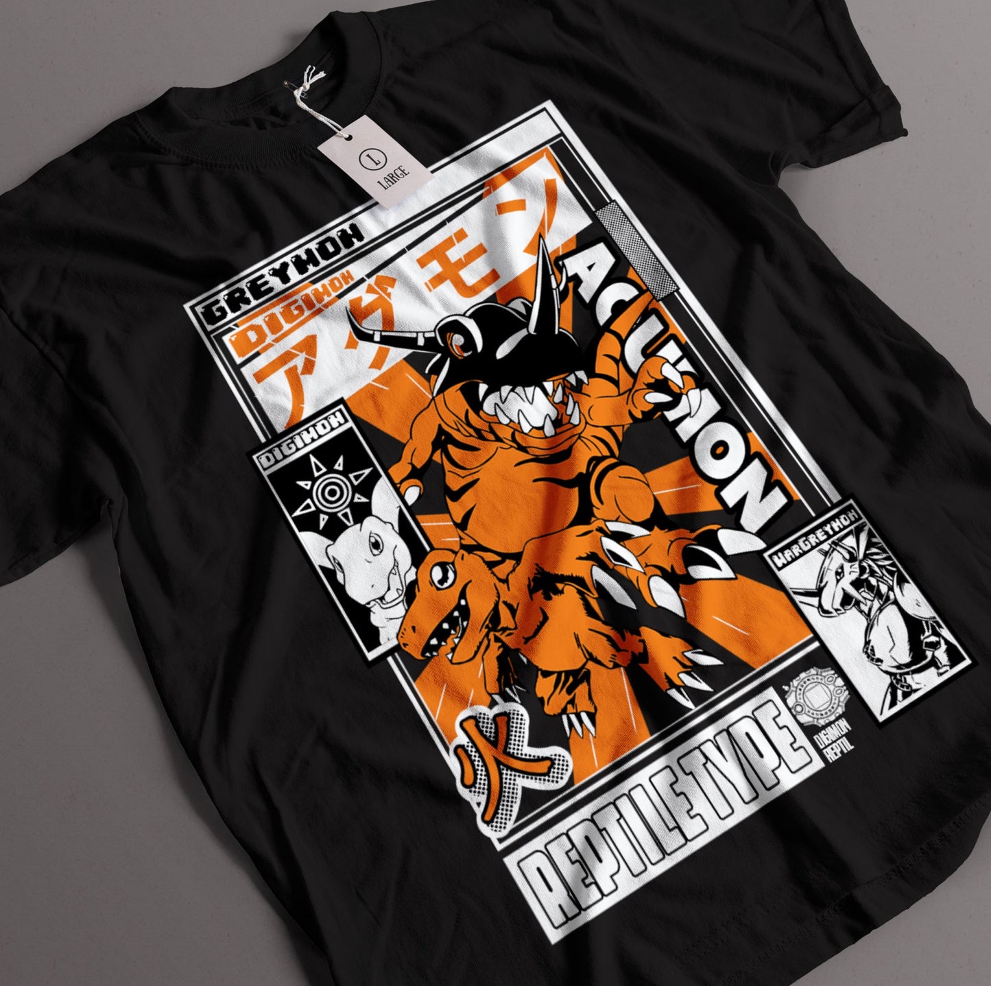 Digimon Adventure Agumon & Greymon T-Shirt