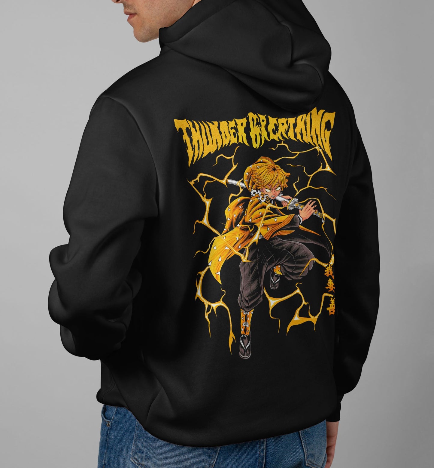 Demon Slayer Zenitsu Thunder Breathing Hoodie