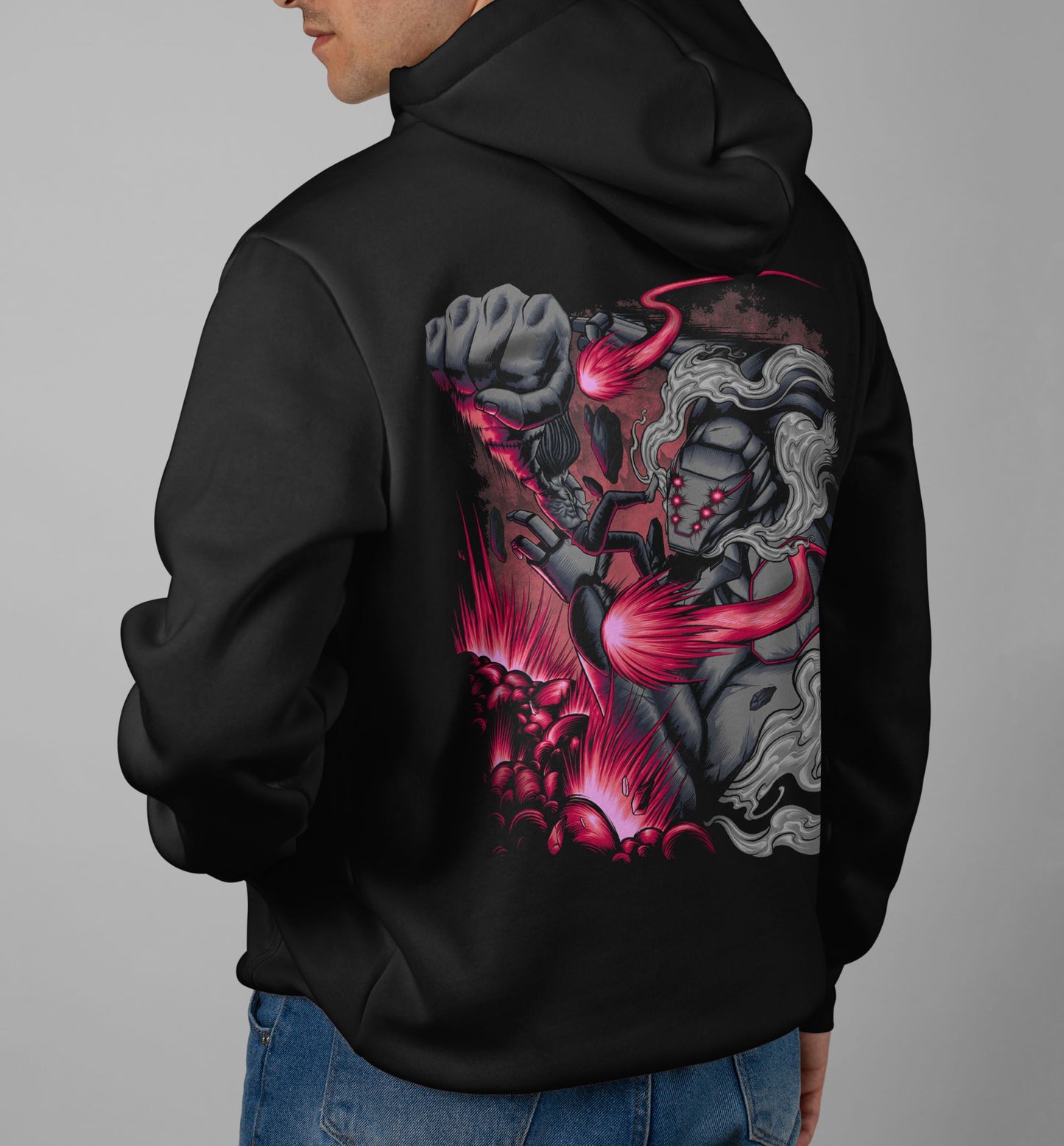 Jujutsu Kaisen Mechamaru vs Mahito Hoodie