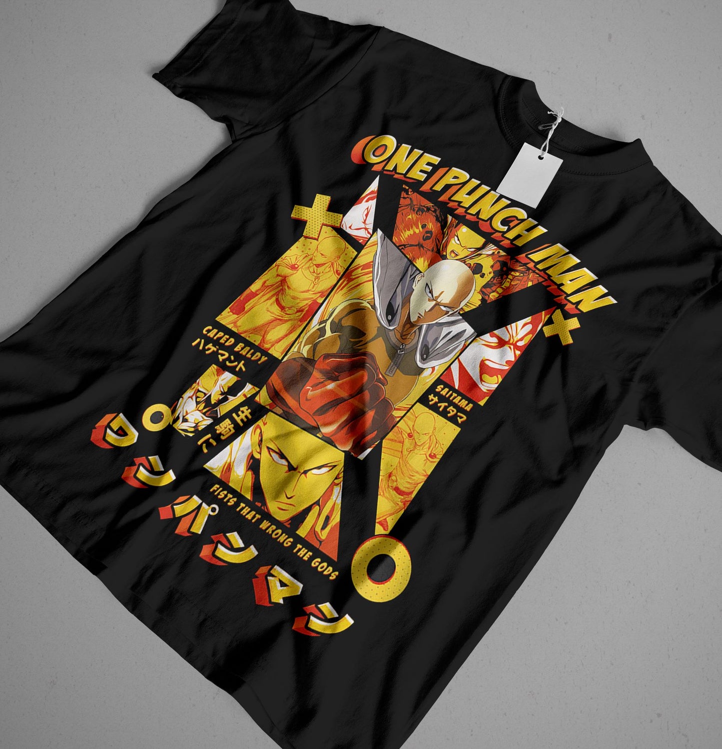 One Punch Man Saitama Caped Baldy T-Shirt