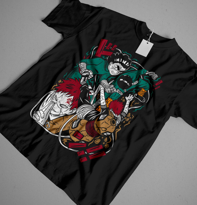 Naruto Rock Lee & Gaara T-Shirt