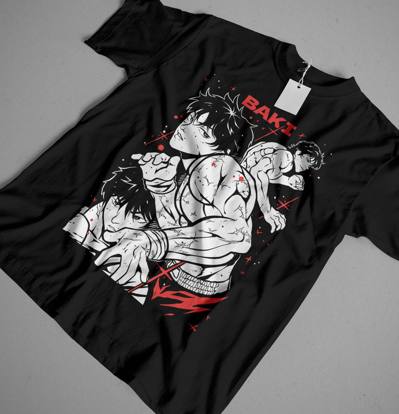 Baki The Grappler Hanma T-Shirt