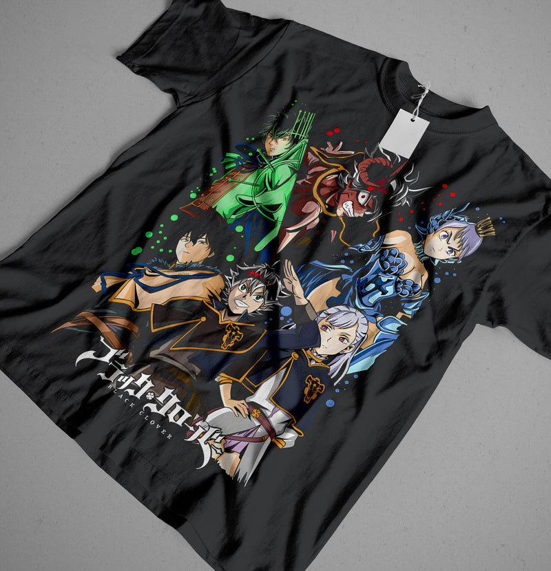 Black Clover Characters T-Shirt