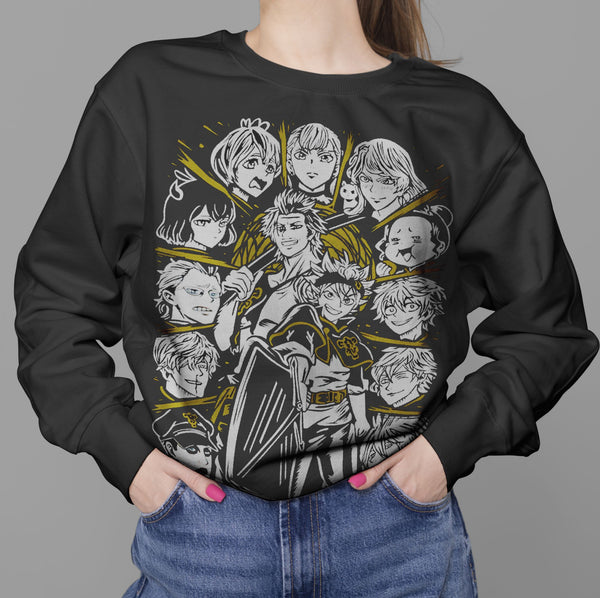 Black Clover Characters Sweatshirt