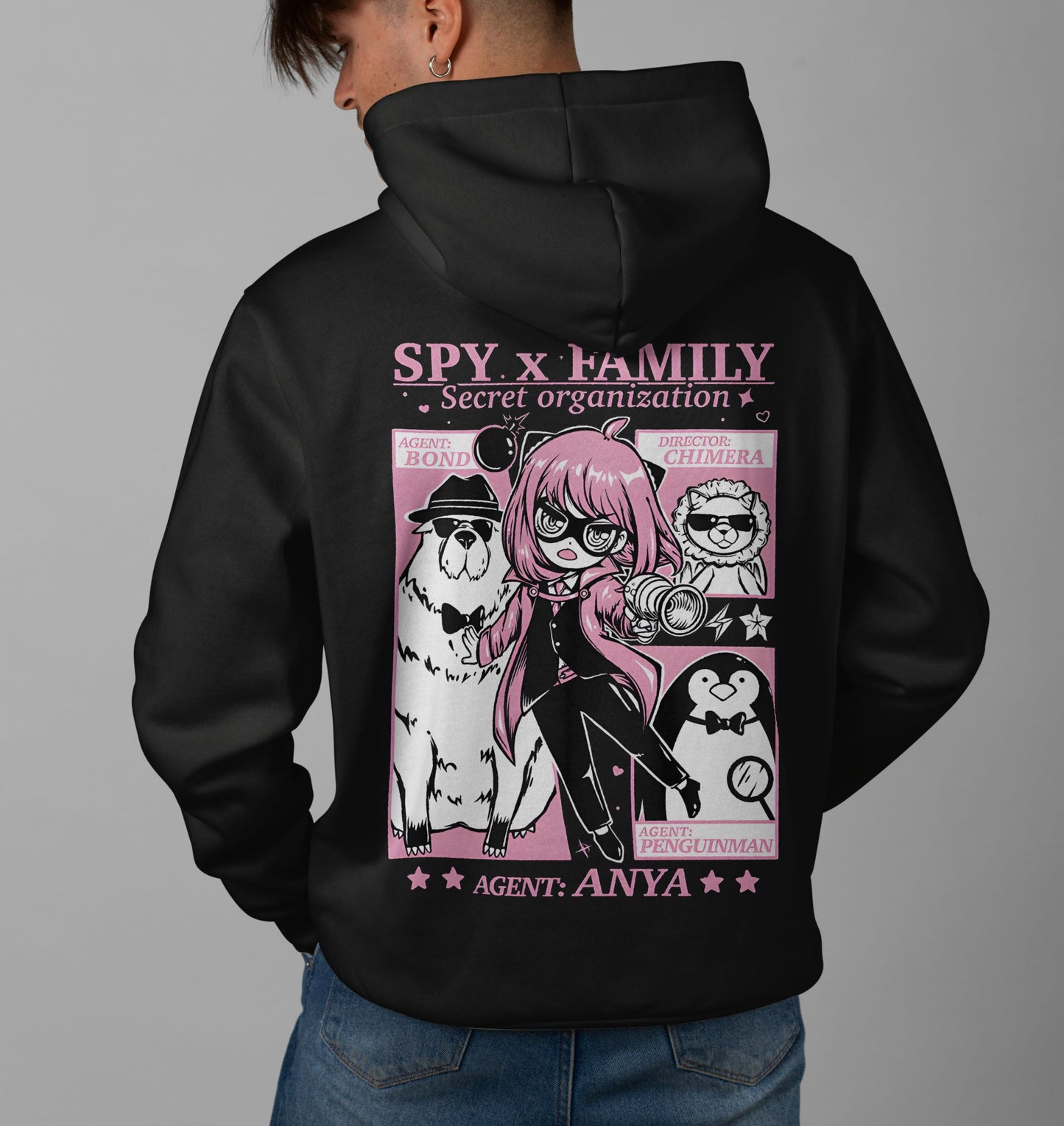 Spy x Family Anya Bond Chimera Penguinman Hoodie