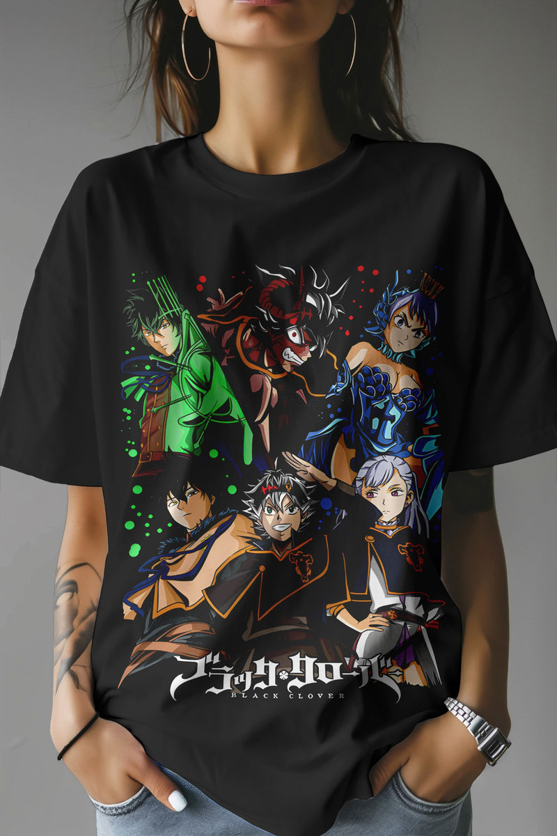 Black Clover Characters T-Shirt