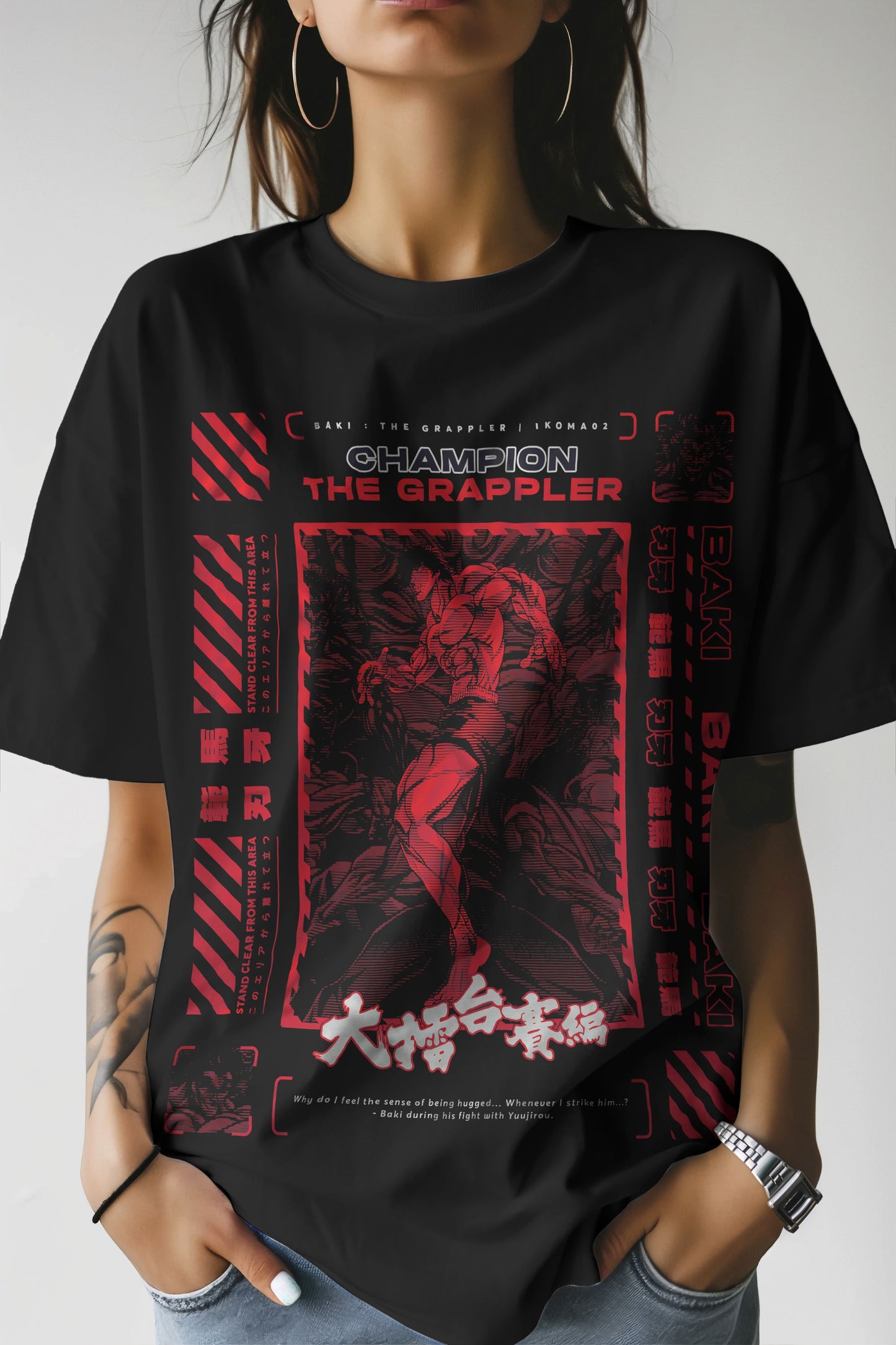 Baki The Grappler Hanma T-Shirt