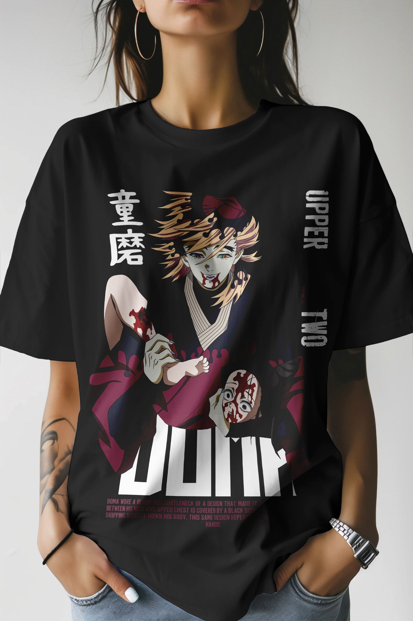 Demon Slayer Doma Upper Moon 2 T-Shirt