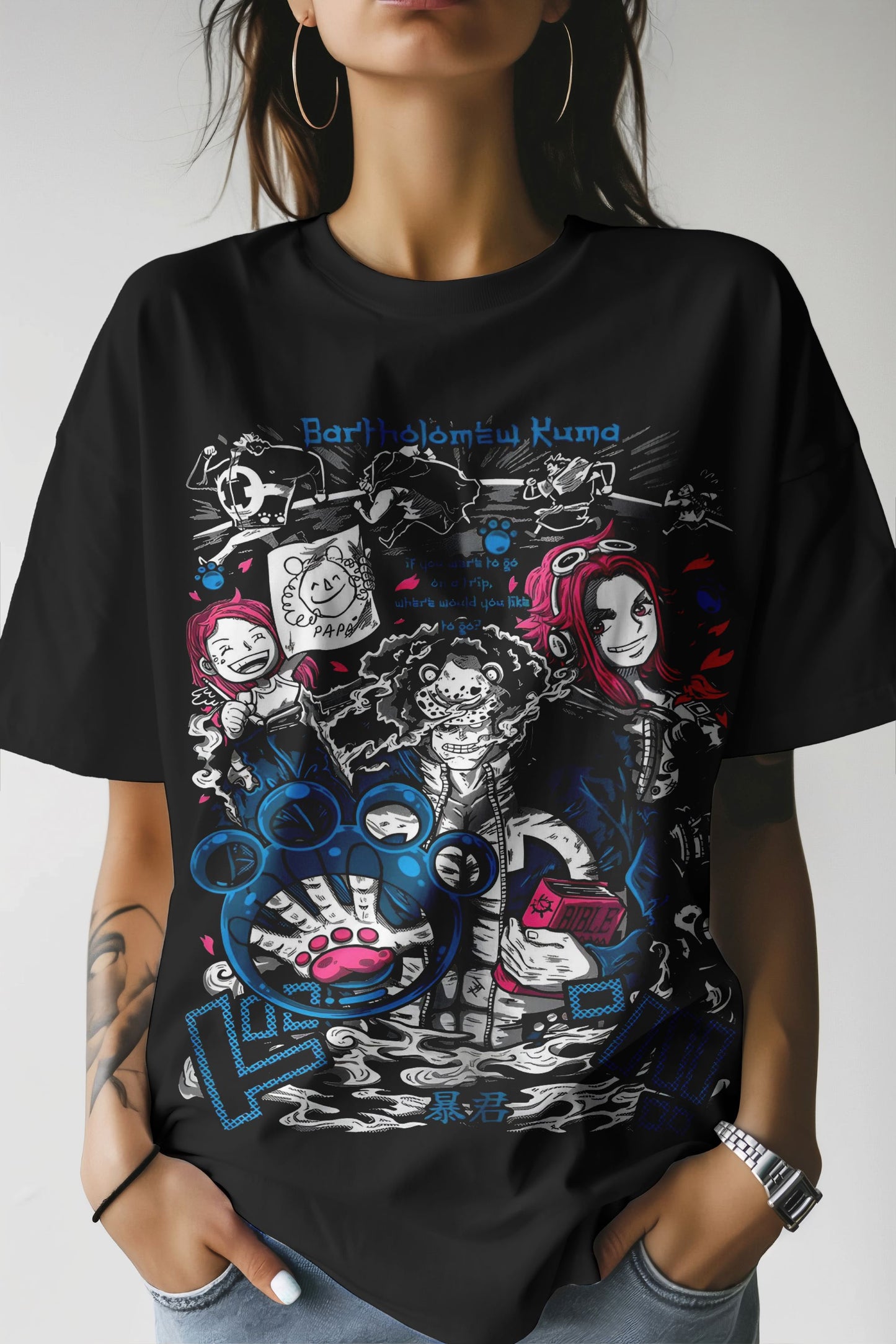 One Piece Bartholomew Kuma T-Shirt