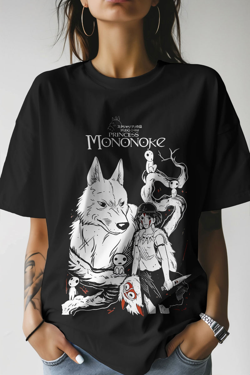 Princess Mononoke Ashitaka San & Moro T-Shirt