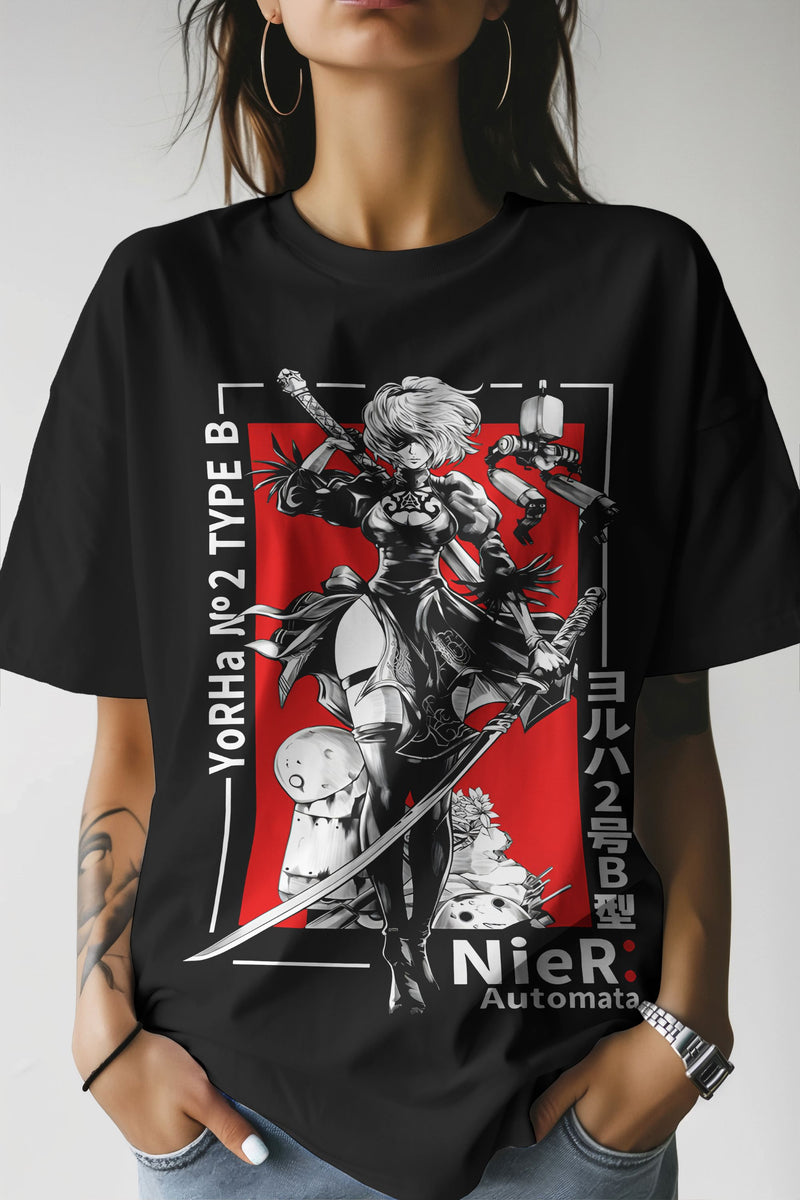 Nier Automata YoRHa N 2 Type B T-Shirt