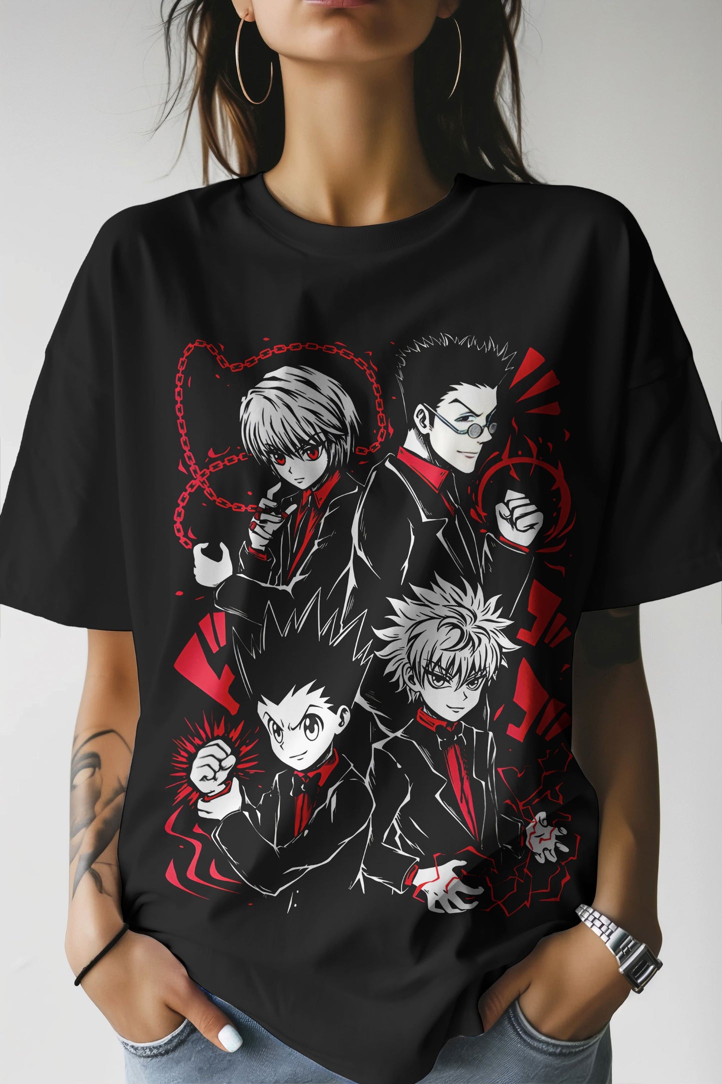 Hunter x Hunter Gon Killua Kurapika Leorio T-Shirt