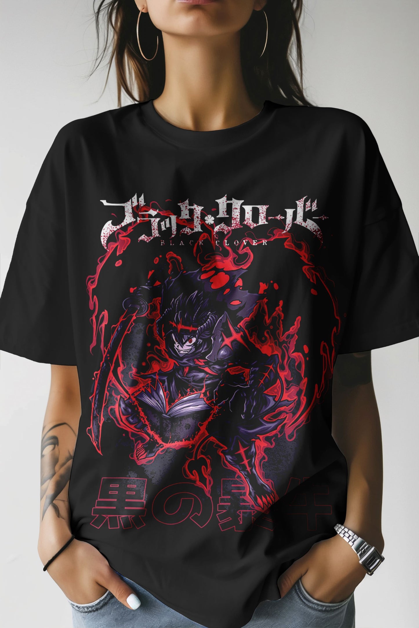 Black Clover Black & Red Asta T-Shirt