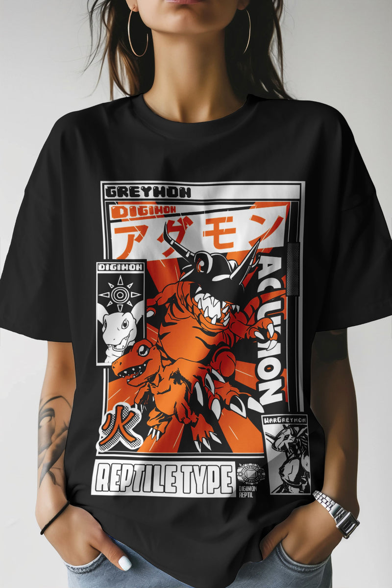 Digimon Adventure Agumon & Greymon T-Shirt