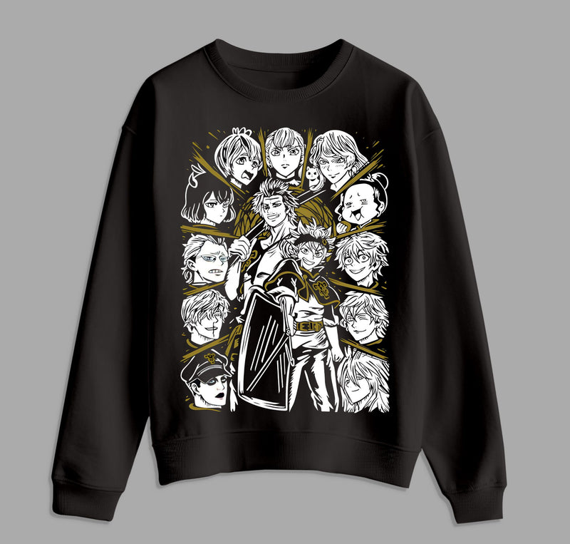 Black Clover Characters Sweatshirt