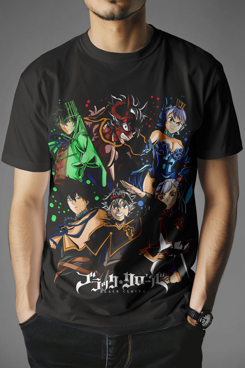 Black Clover Characters T-Shirt