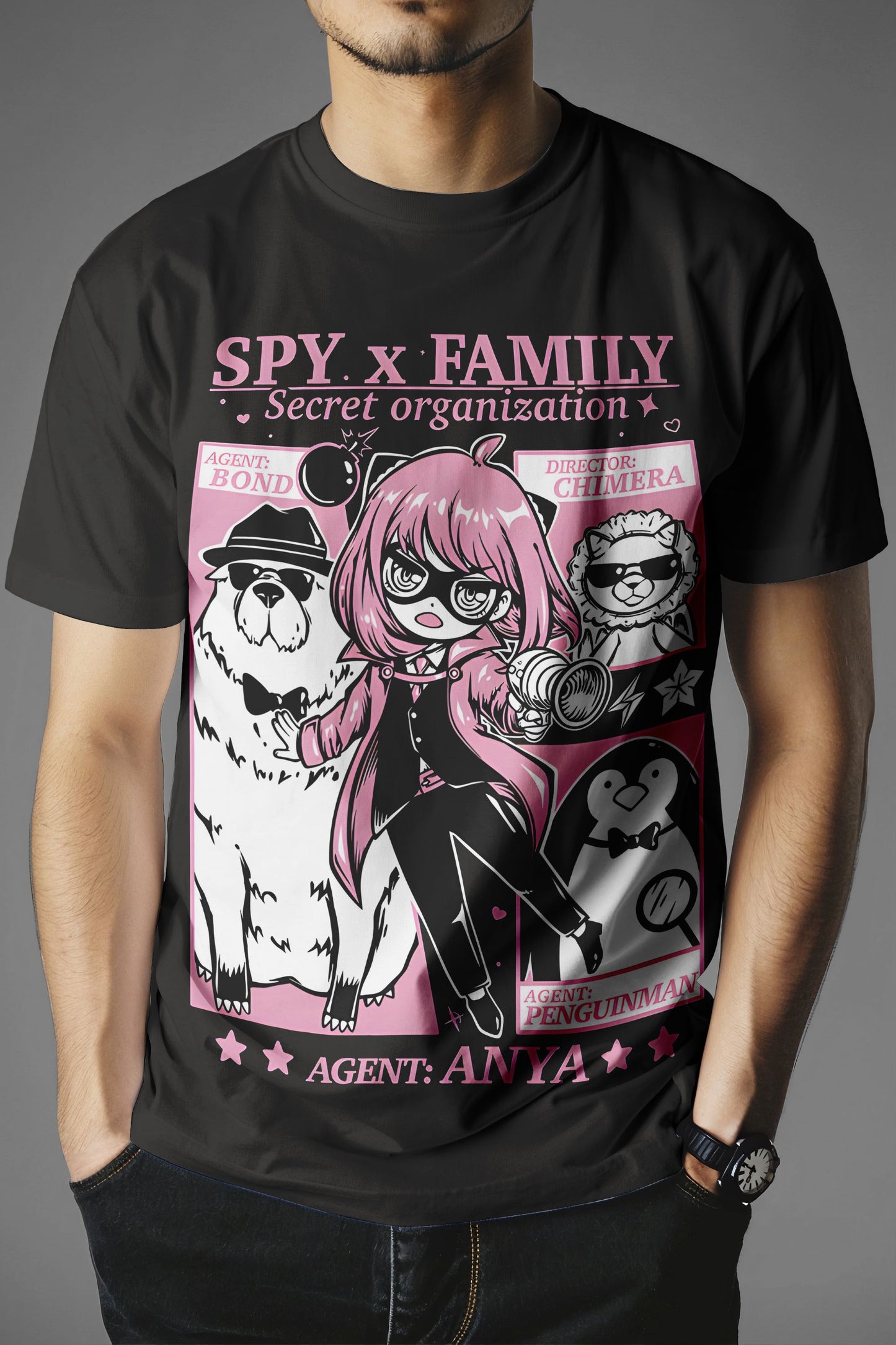 Spy x Family Anya BIond Penguinman Chimera T-Shirt