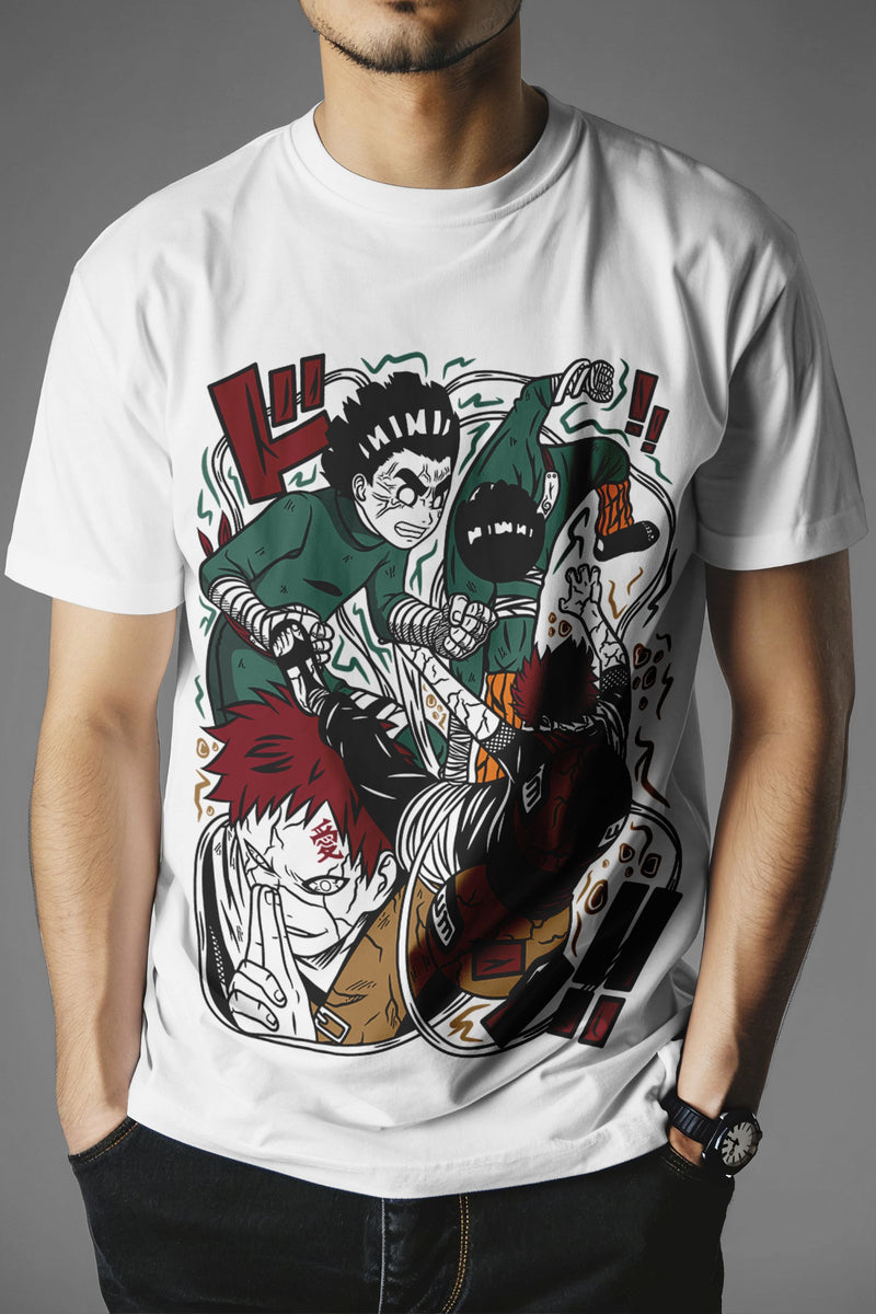 Naruto Rock Lee & Gaara T-Shirt