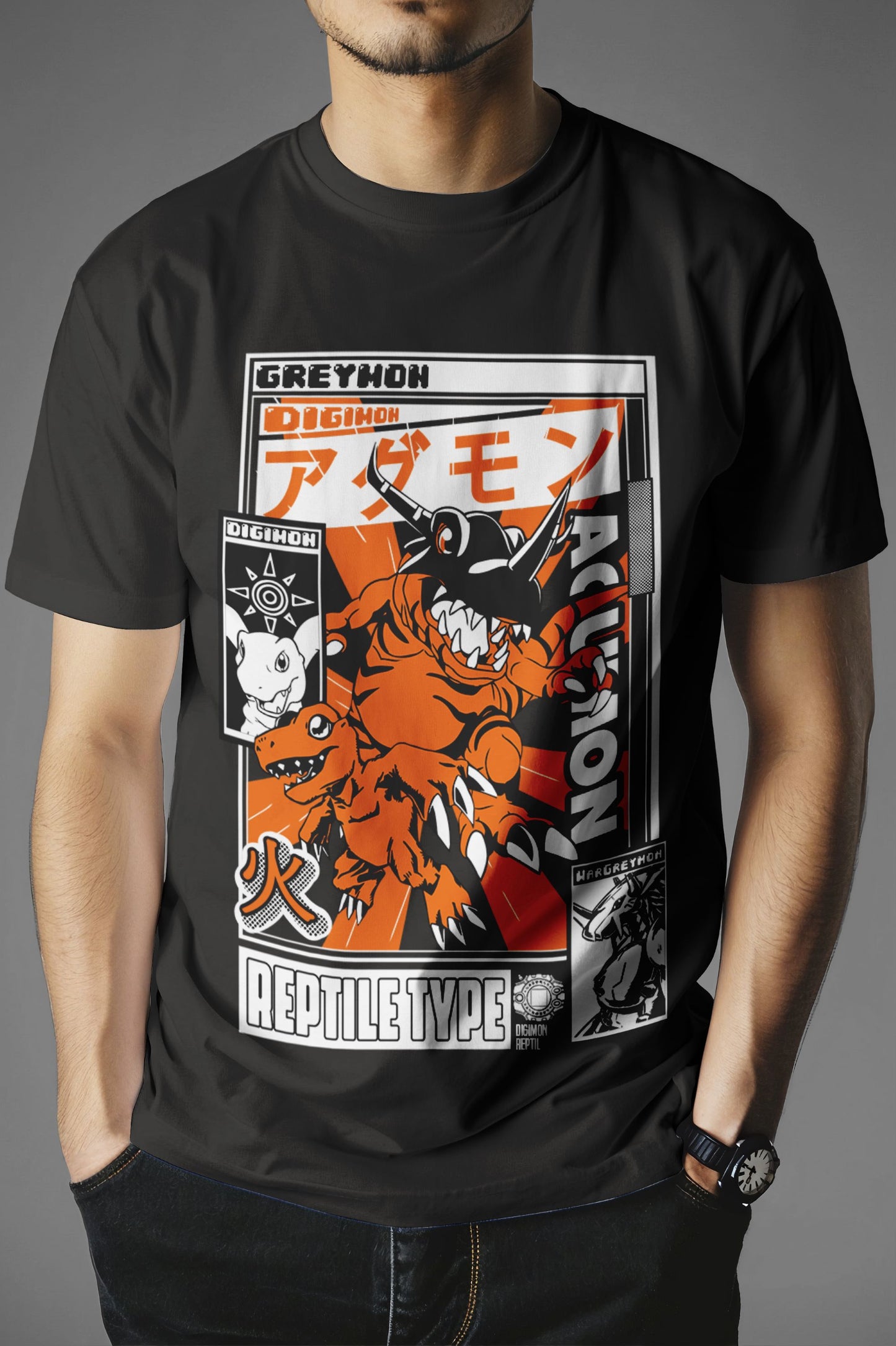 Digimon Adventure Agumon & Greymon T-Shirt