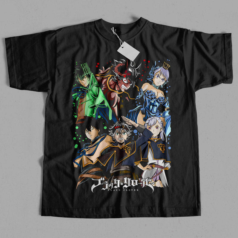 Black Clover Characters T-Shirt