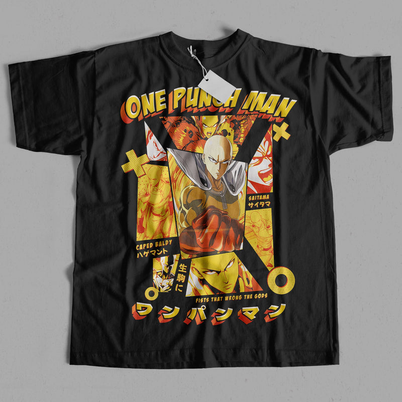 One Punch Man Saitama Caped Baldy T-Shirt