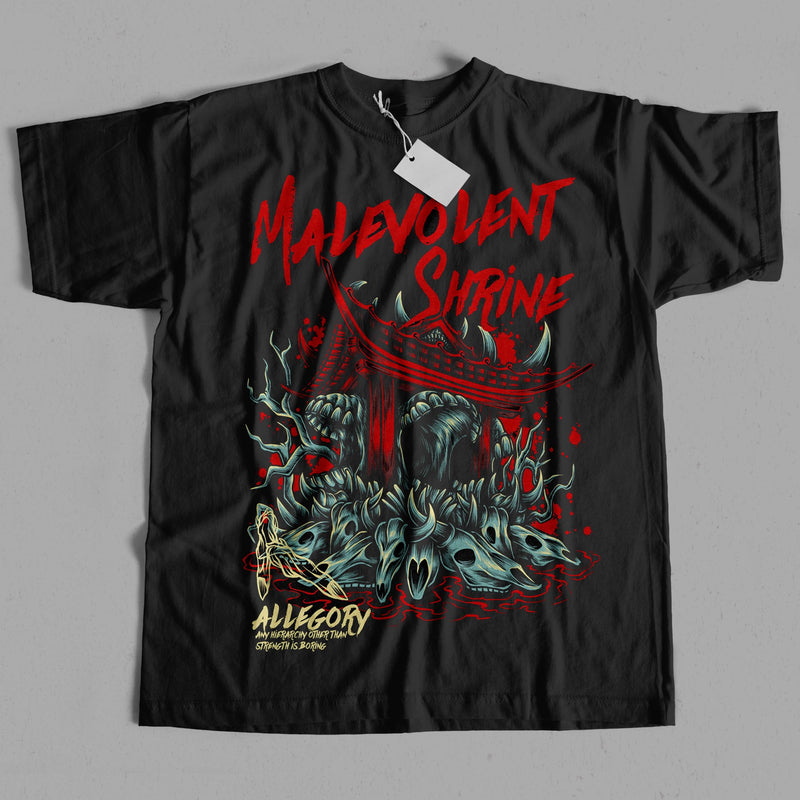 Jujutsu Kaisen Sukuna Domain Expansion Malevolent Shrine T-Shirt