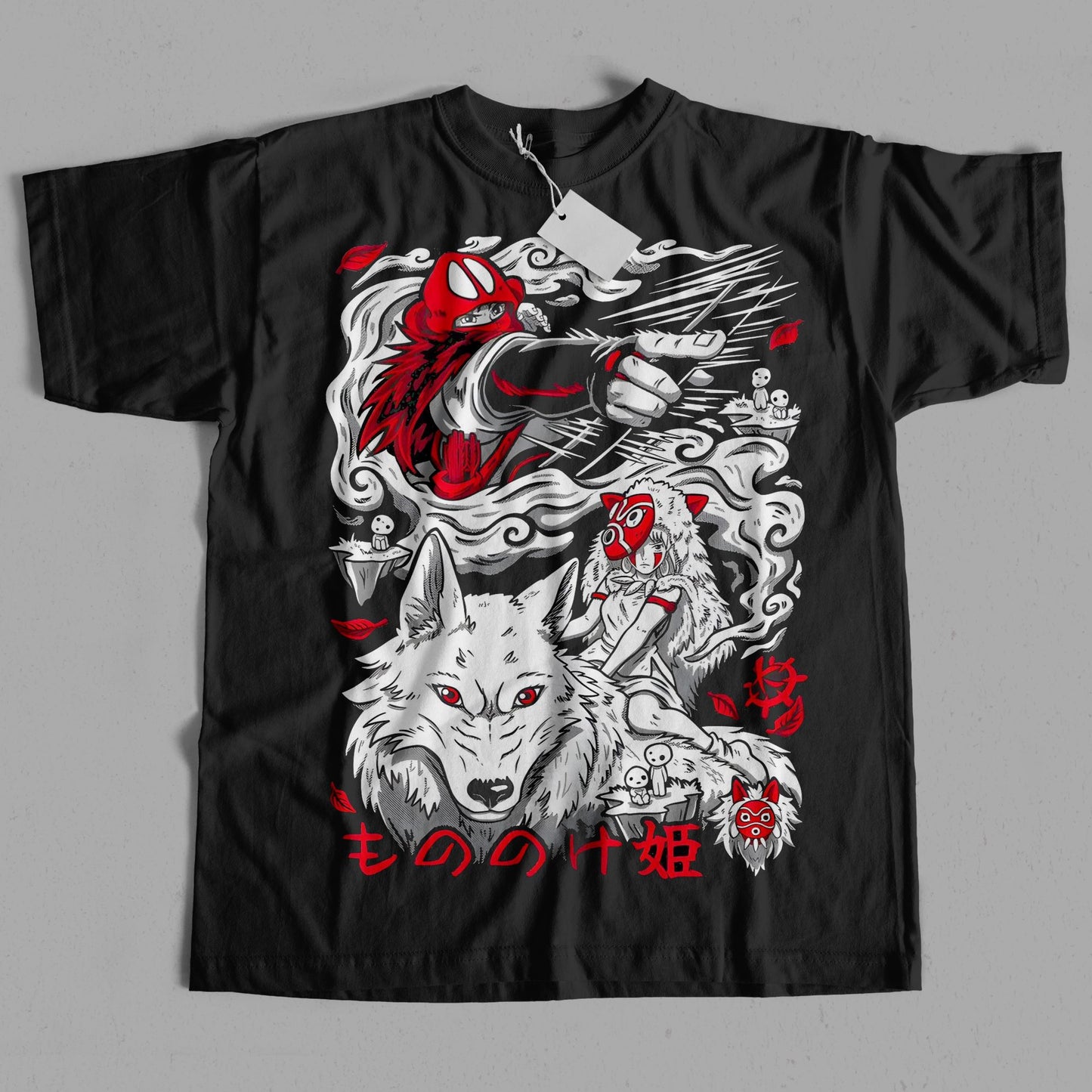 Princess Mononoke Ashitaka San & Moro T-Shirt