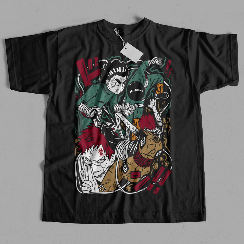 Naruto Rock Lee & Gaara T-Shirt