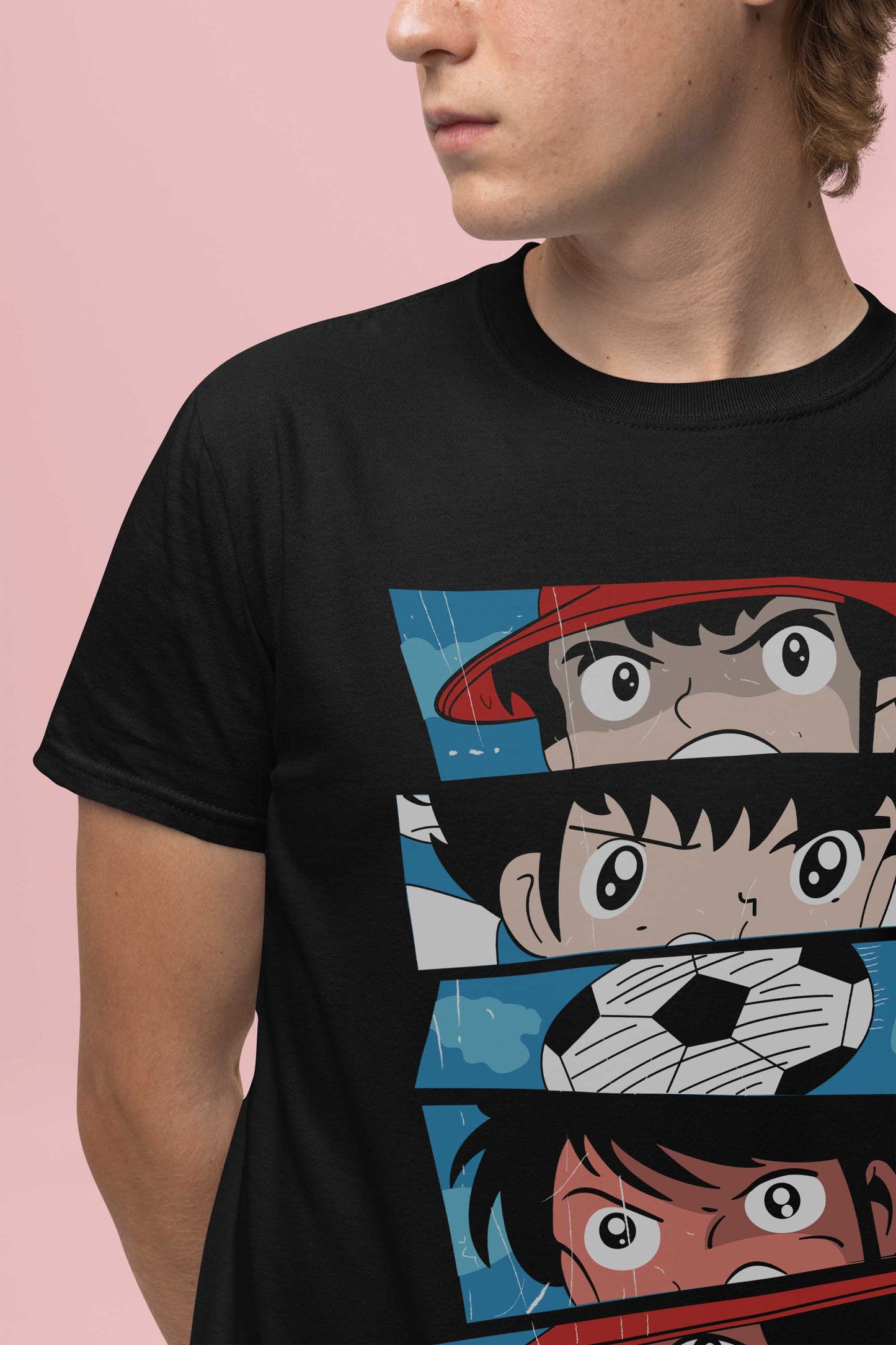 Captain Tsubasa Characters T-Shirt
