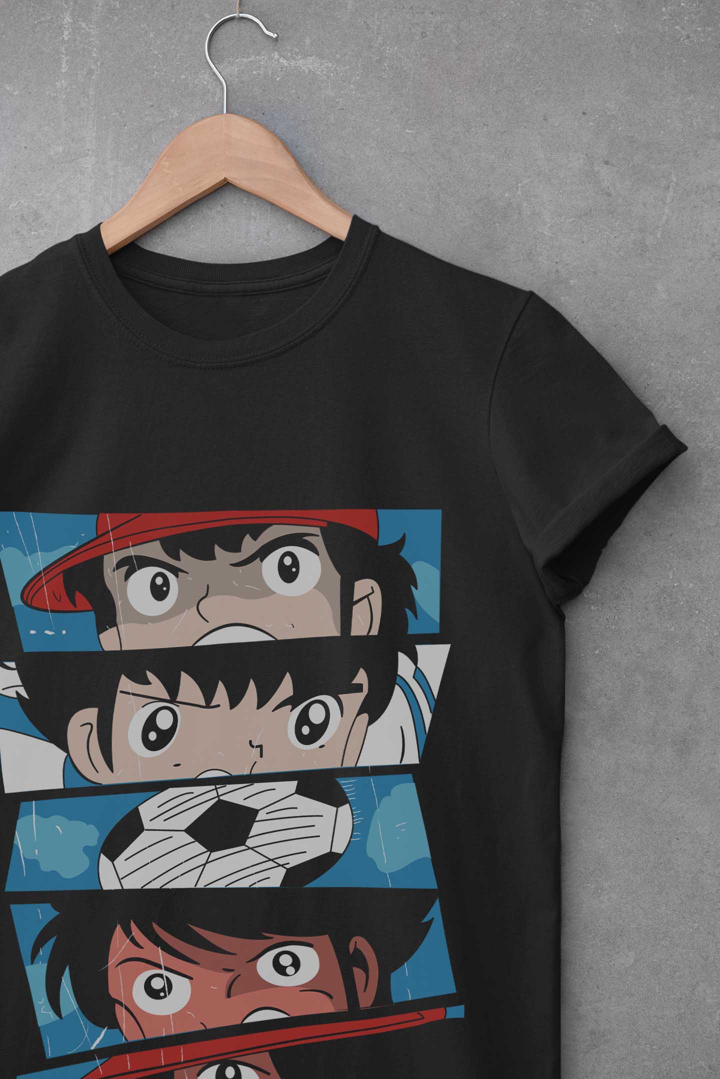 Captain Tsubasa Characters T-Shirt