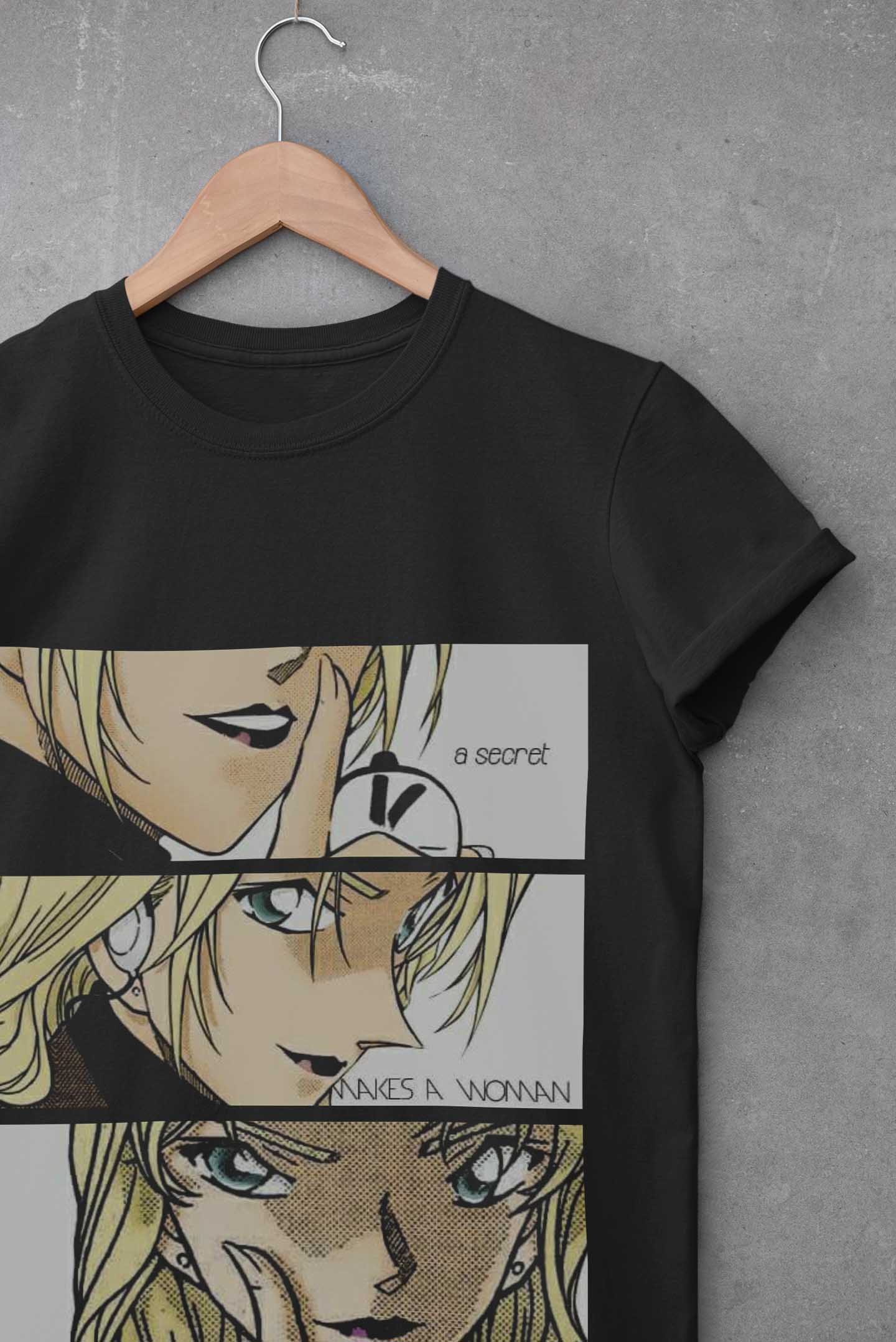 Case Closed Detective Conan Vermouth A Secret Makes A Woman Woman T-Shirt